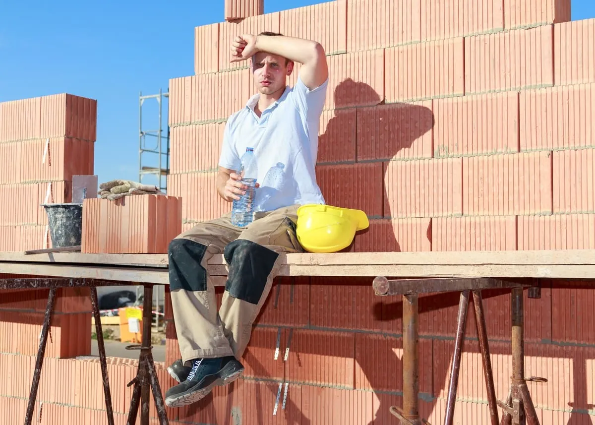 Sommerhitze, Bau, Handwerker