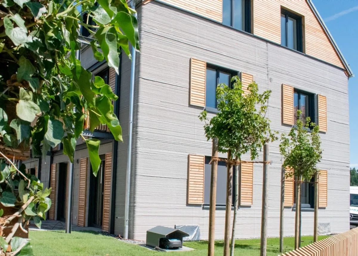 In Wei&szlig;enhorn-Wallenhausen steht das gr&ouml;&szlig;te Mehrfamilienhaus aus dem 3-D-Betondrucker