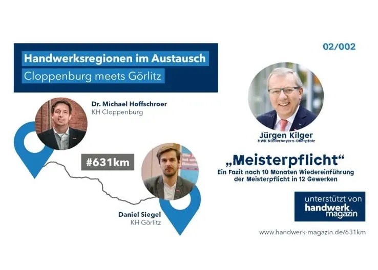 Handwerksregionen im Austausch: 10 Monate Wiedereinführung der Meisterpflicht
