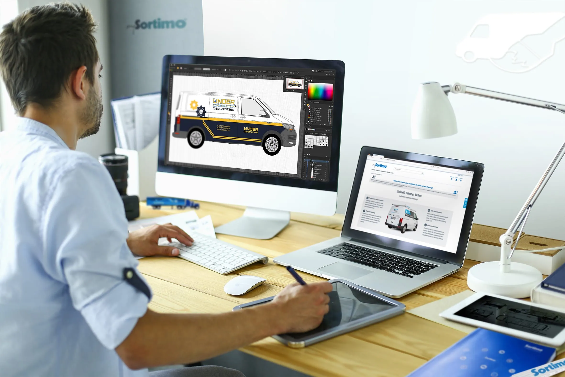 Fahrzeugbeklebung: Sortimo bietet Branding vom Profi