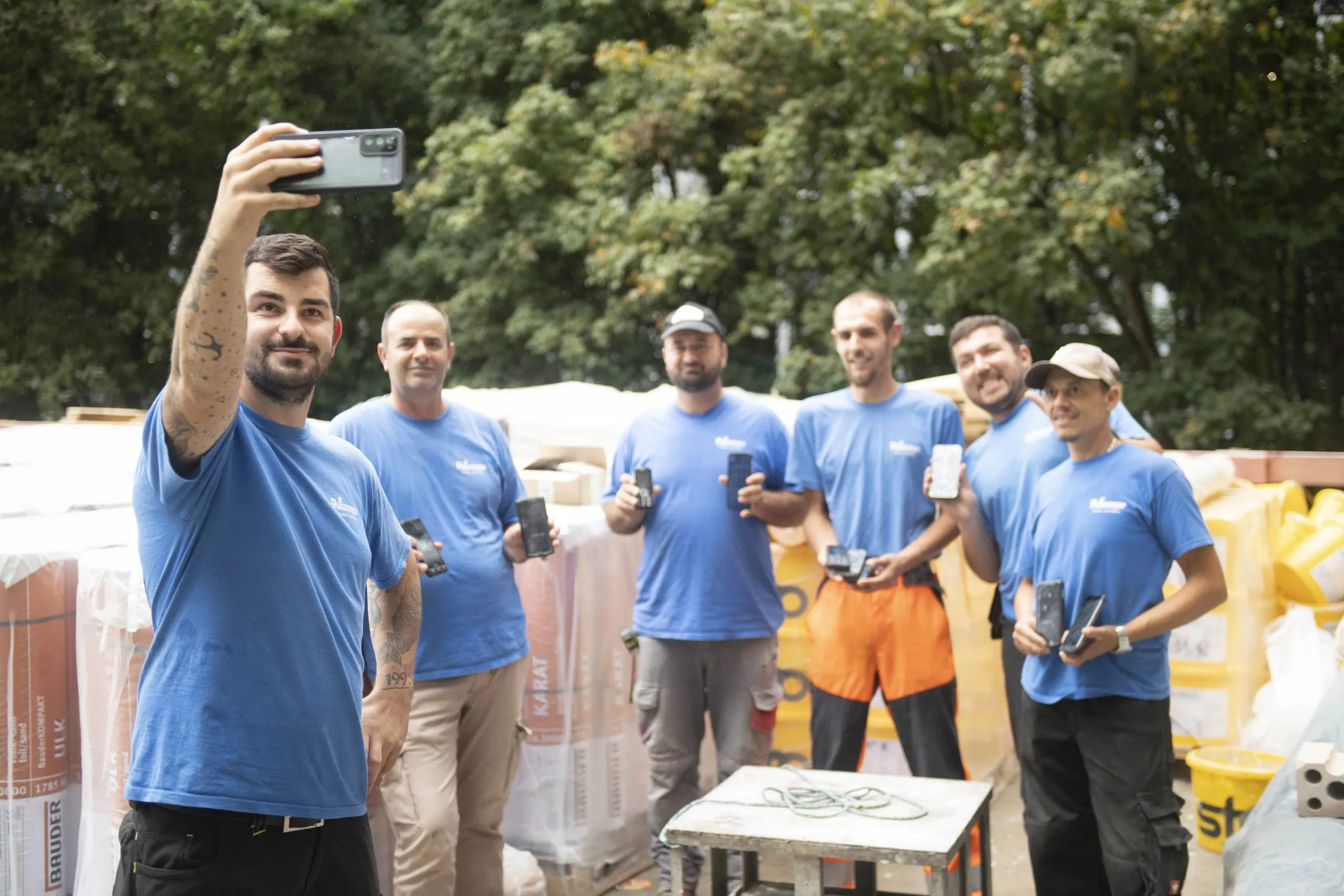 Mitarbeiter der Leonhard Rössner Bau GmbH