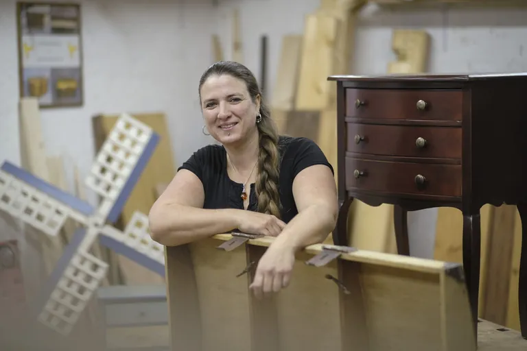 Linda Wadewitz, Tischlermeisterin und Restauratorin