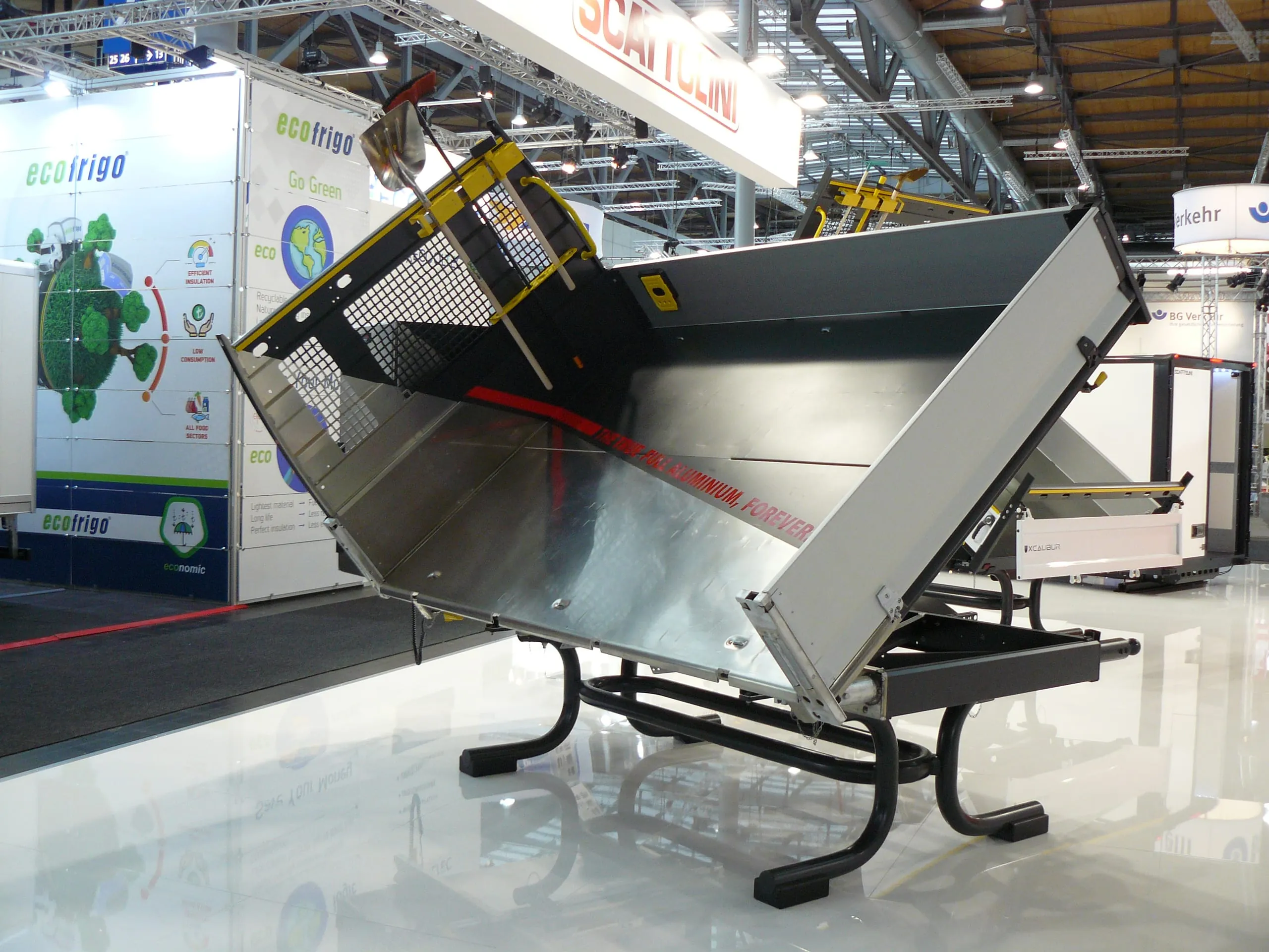 Scattolini eBison, Kipper aus Aluminium.