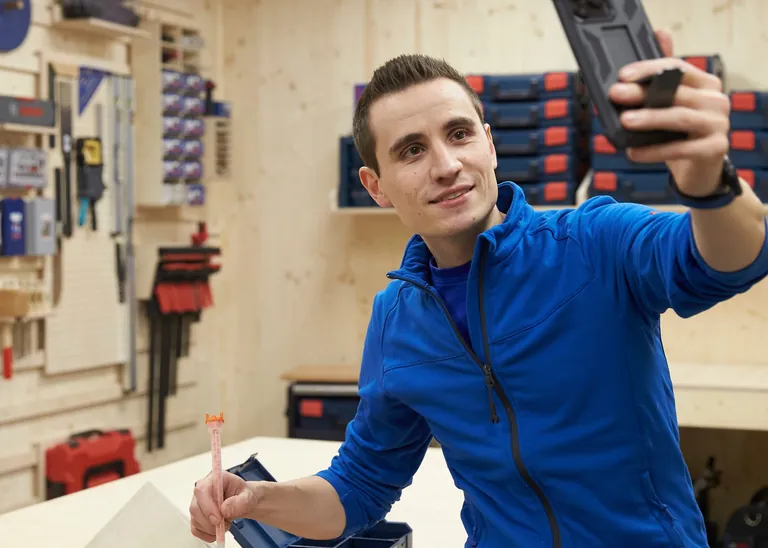 Johannes Münkel, Geschäftsführer bei Fliesen Münkel