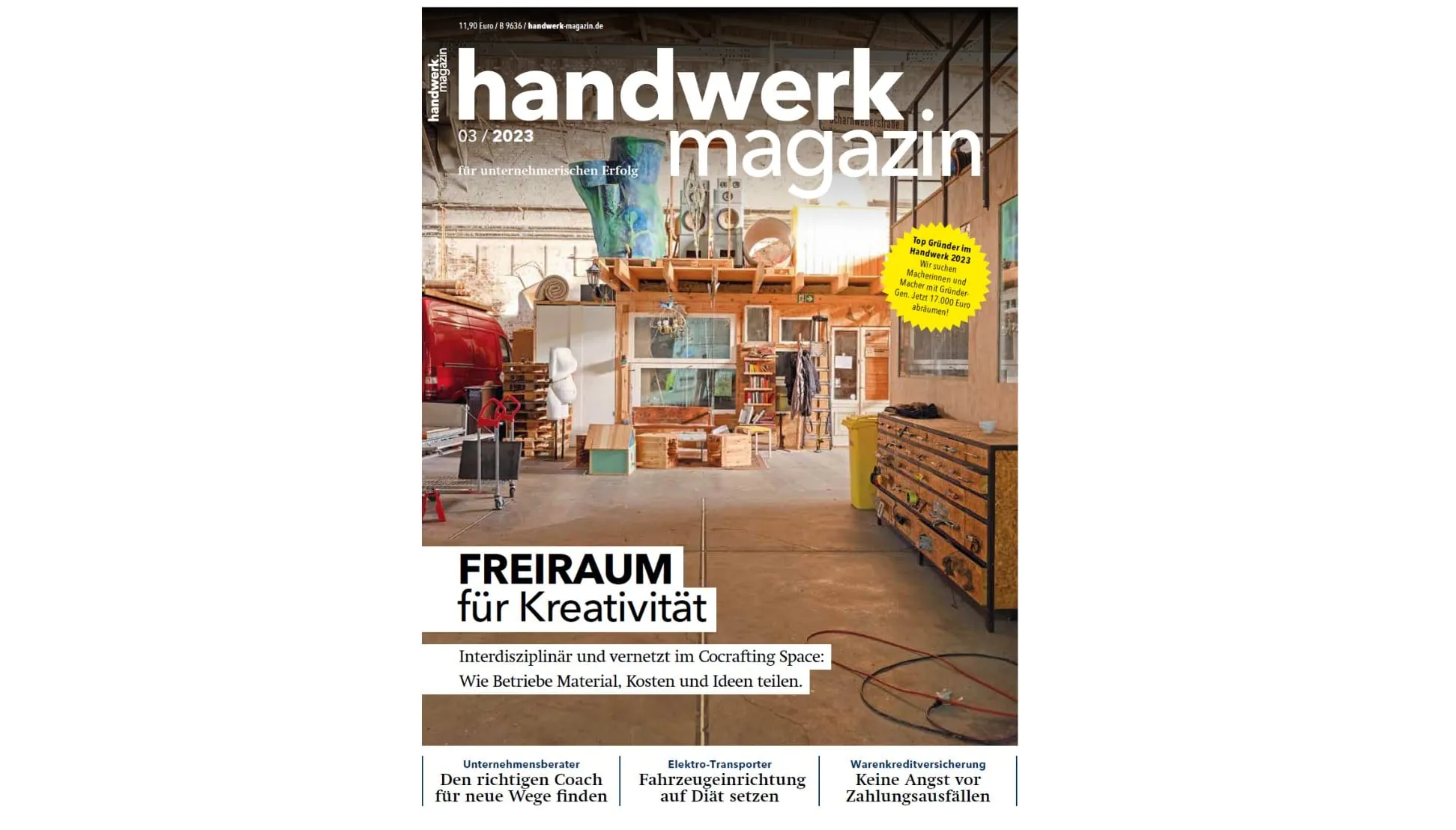 handwerk magazin März-Ausgabe 2023: Cocrafting – das neue, gemeinschaftliche Arbeiten im Handwerk