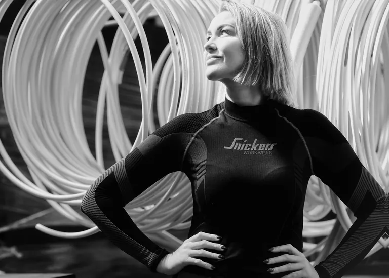 Installateur- und Heizungsbaumeisterin Lena Hinz aus Gl&uuml;ckstadt gr&uuml;ndete 2022 die Initiative &bdquo;Die Handwerkerin&ldquo;. Im selben Jahr &uuml;bernahm sie den v&auml;terlichen Betrieb.