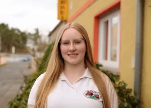 Lena Kirstein, designierte Nachfolgerin der Landb&auml;ckerei Kirstein in Kloster Lehnin.