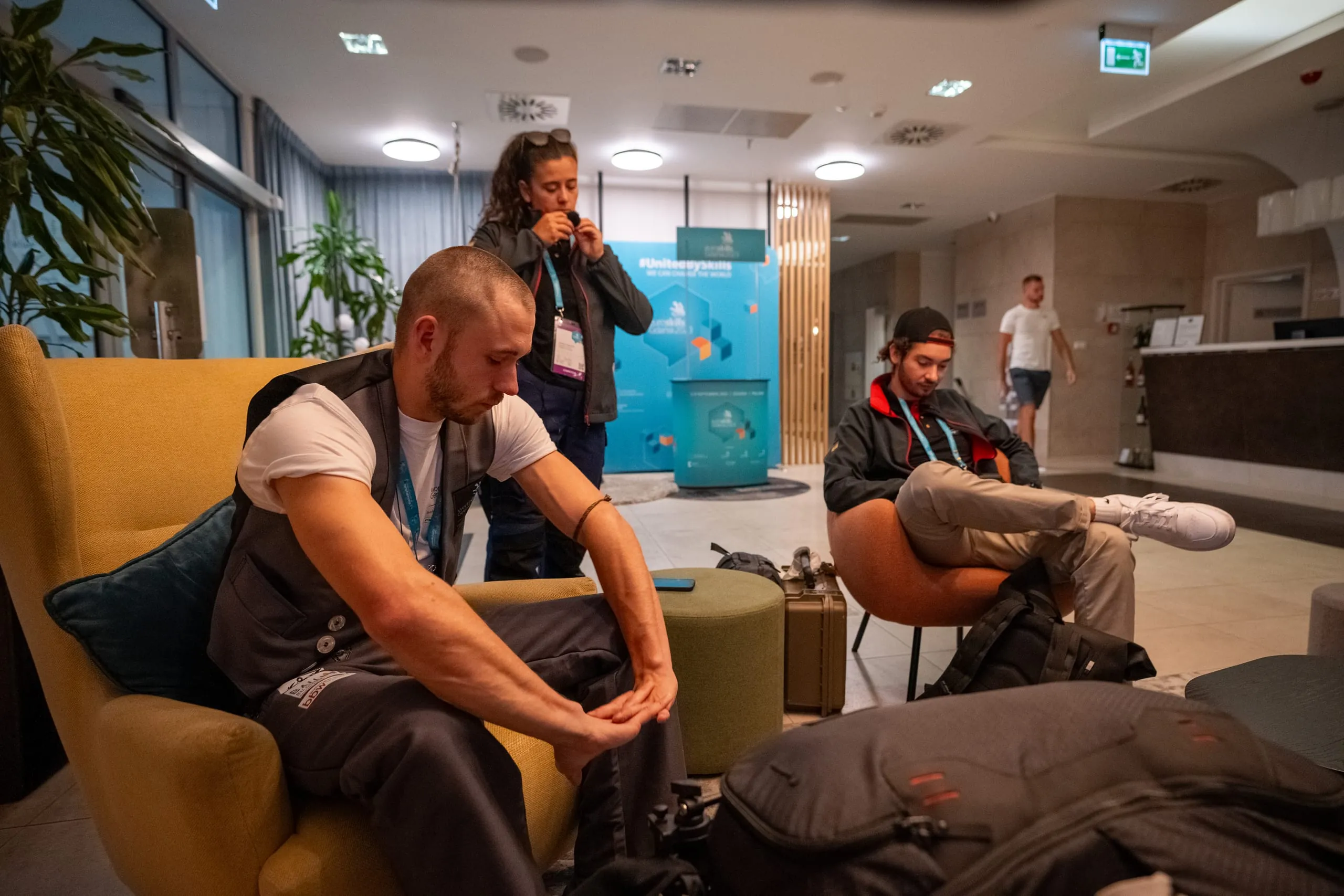 Die Tage begannen früh für die Teilnehmer bei den EuroSkills 2023 in Danzig.