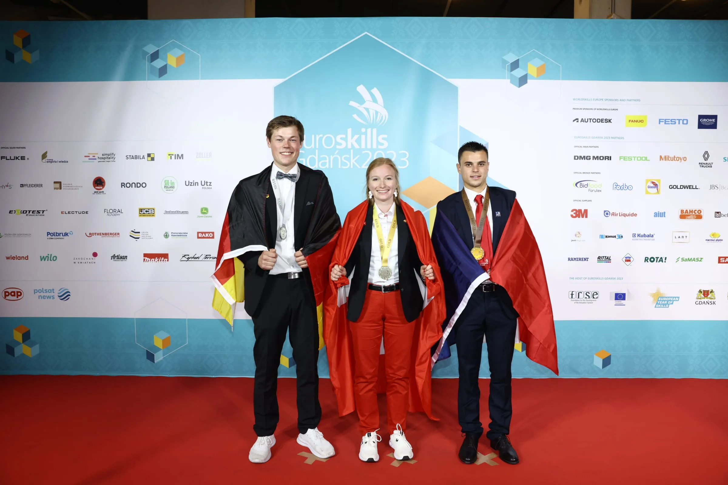 Fleischer Franz Prostmeier gewann Silber im Skill "Butchery" bei den EuroSkills 2023 in Danzig.