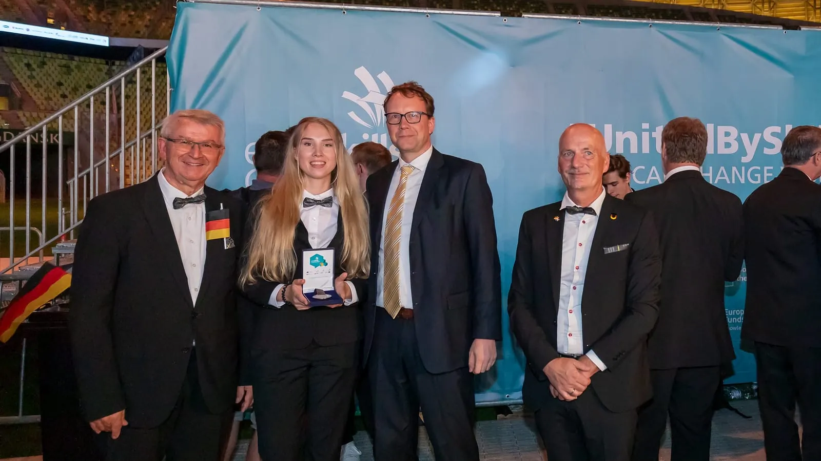 Malerin Freya Spitzer gewann die Exzellenzmedaille im Skill "Painting and Decorating" bei den EuroSkills 2023 in Danzig.