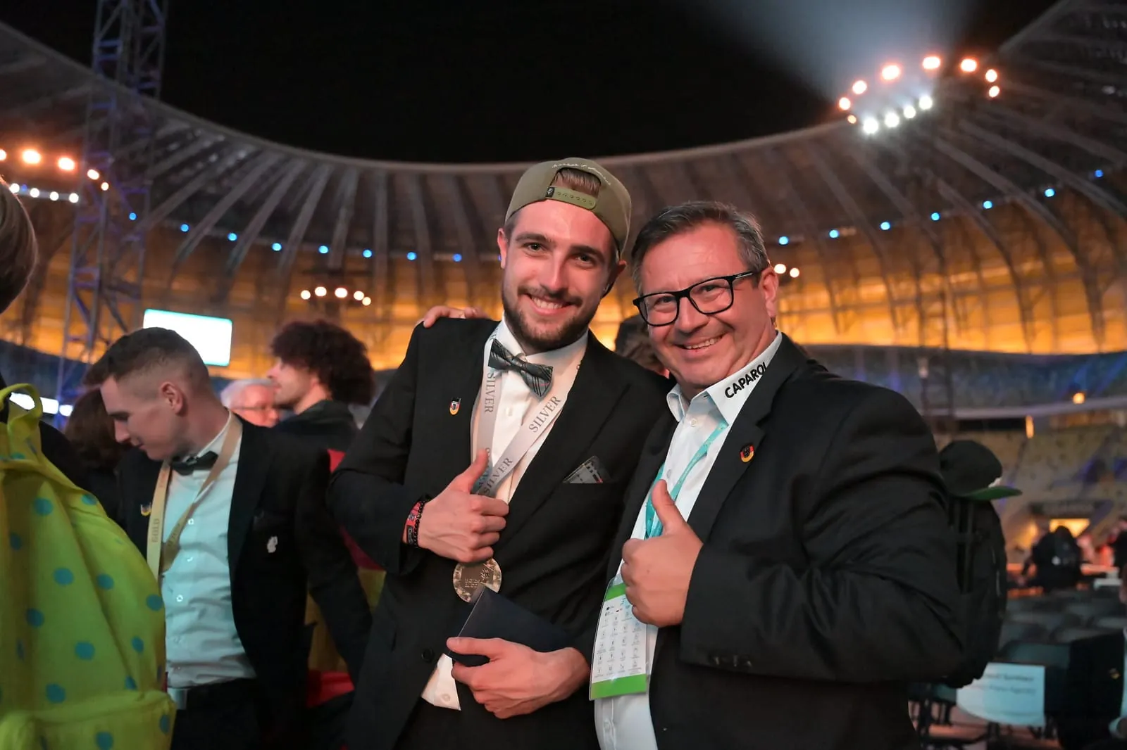 Fahrzeuglackierer Johannes Brandl gewann Silber im Skill "Car Painting" bei den EuroSkills 2023 in Danzig.