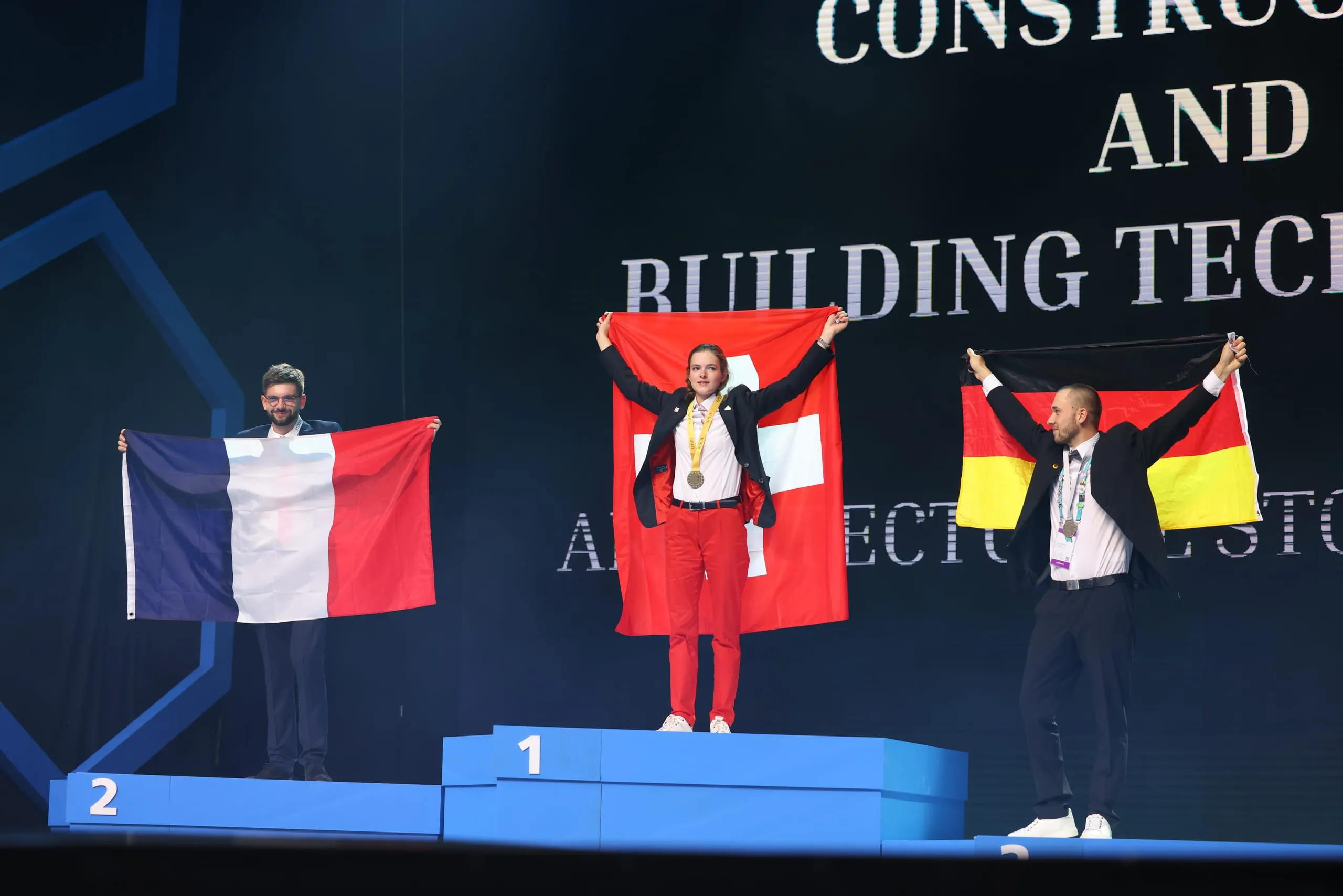 Steinmetz Johannes Reiter gewann Bronze im Skill "Architectural Stonemasonry" bei den EuroSkills 2023 in Danzig.