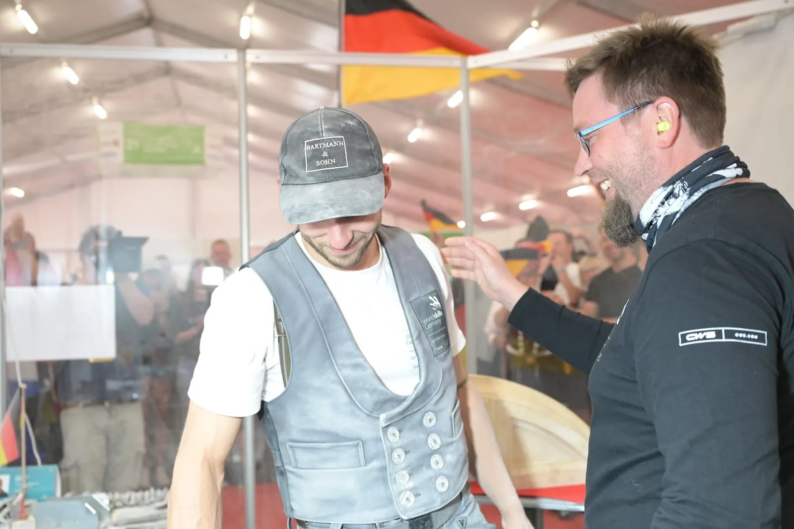 Steinmetz Johannes Reiter gewann Silber im Skill "Architectural Stonemasonry" bei den EuroSkills 2023 in Danzig.