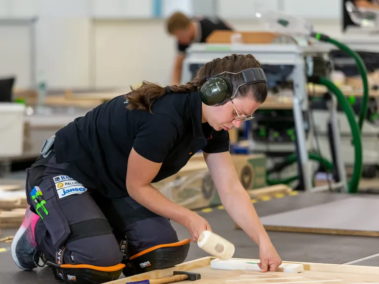 Sie ist die deutsche Vertreterin im Skill "Floor Laying" bei den EuroSkills 2023 in Danzig.