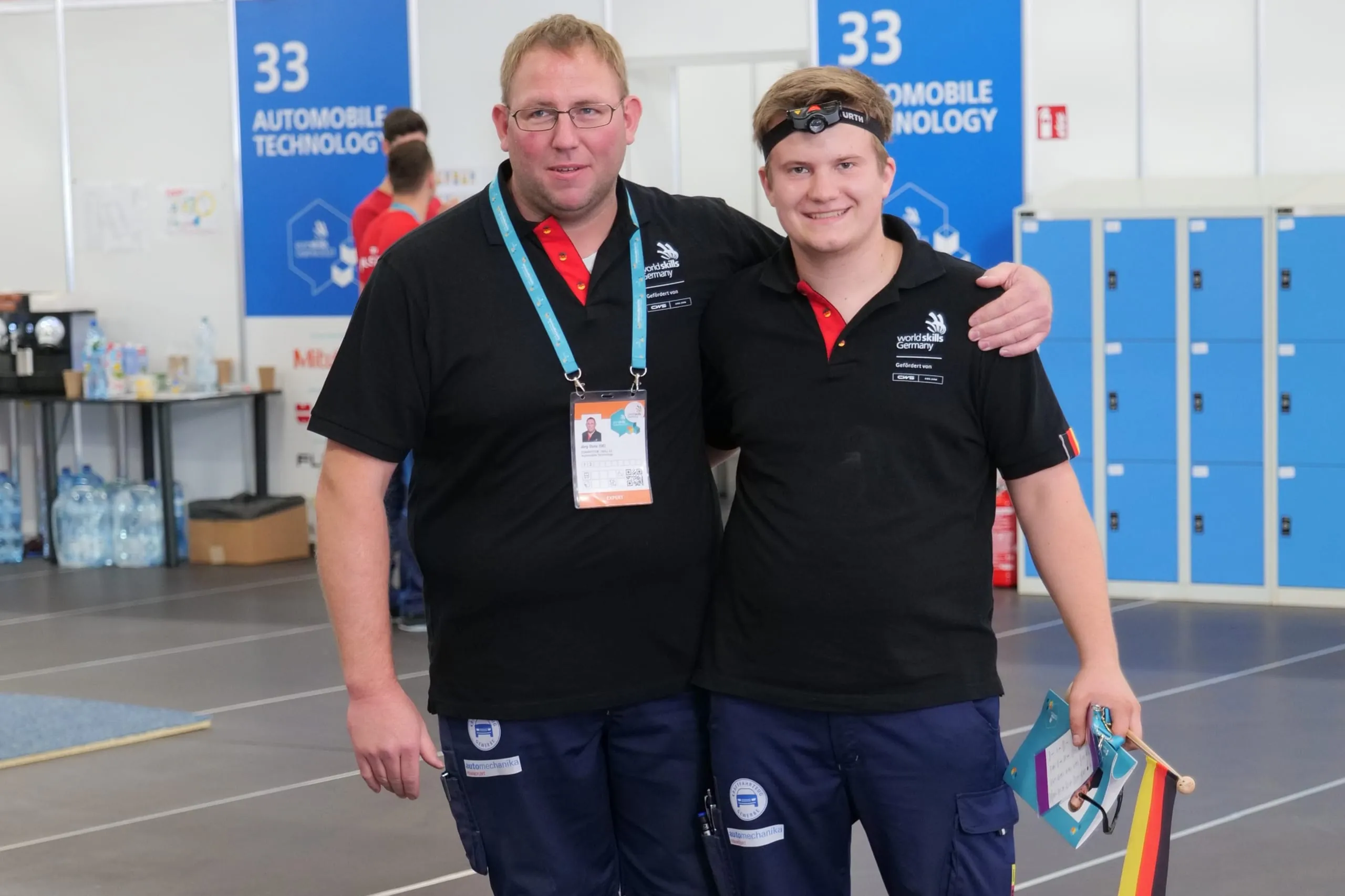 Kfz-Mechatroniker Manuel Schmied gewann die Exzellenzmedaille im Skill "Automobile Technology" bei den EuroSkills 2023 in Danzig.