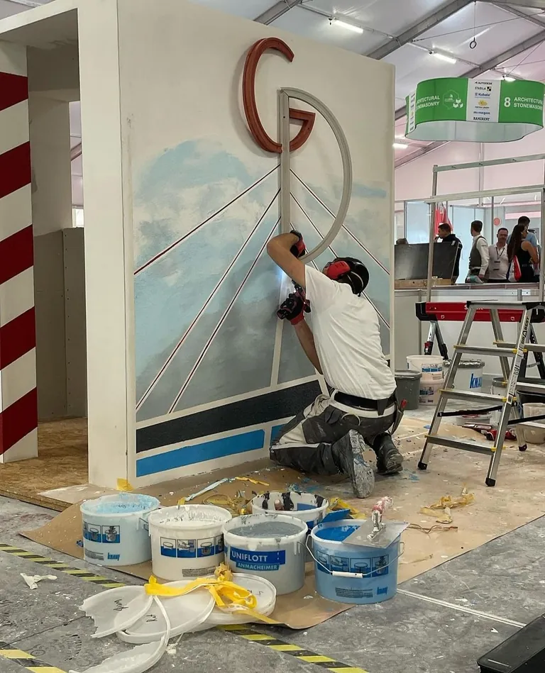 Nils Kugler im Endspurt der EuroSkills.