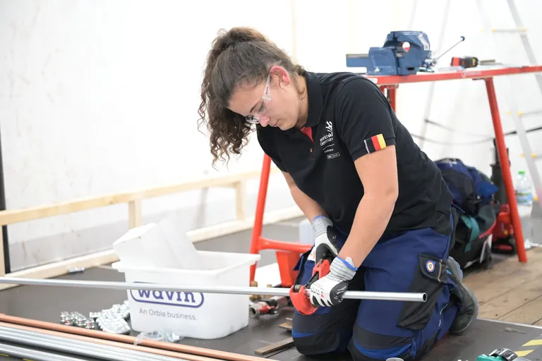 Sie ist die deutsche Vertreterin im Skill "Plumbing and Heating" bei den EuroSkills 2023 in Danzig.