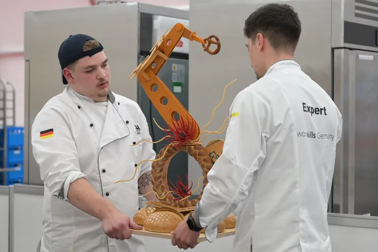 B&auml;cker Alexander Weinhold bei den EuroSkills 2023 in Danzig.