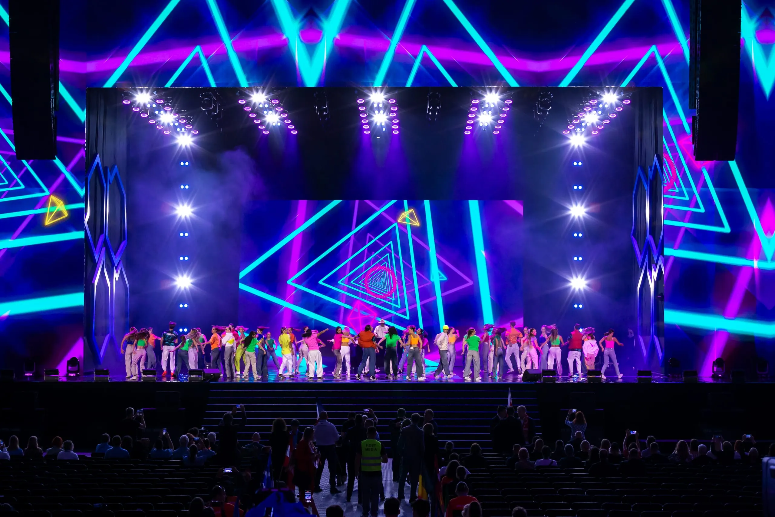 Mehrere Tanzdarbietung sorgten für Unterhaltung bei der Eröffnungszeremonie der EuroSkills.