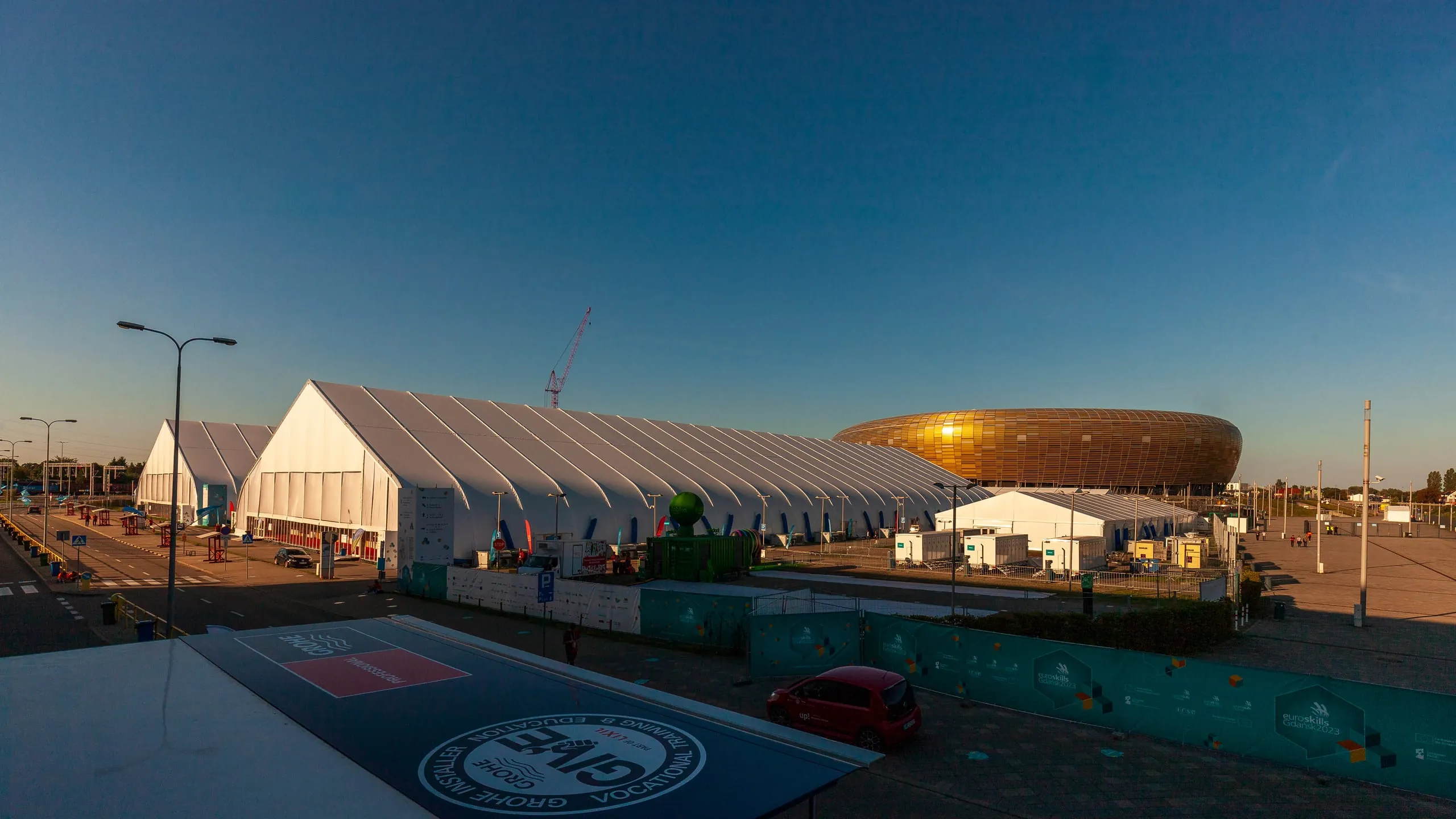 In der "Polsat Plus Arena Gdańsk" fand die Eröffnungszeremonie der EuroSkills statt.