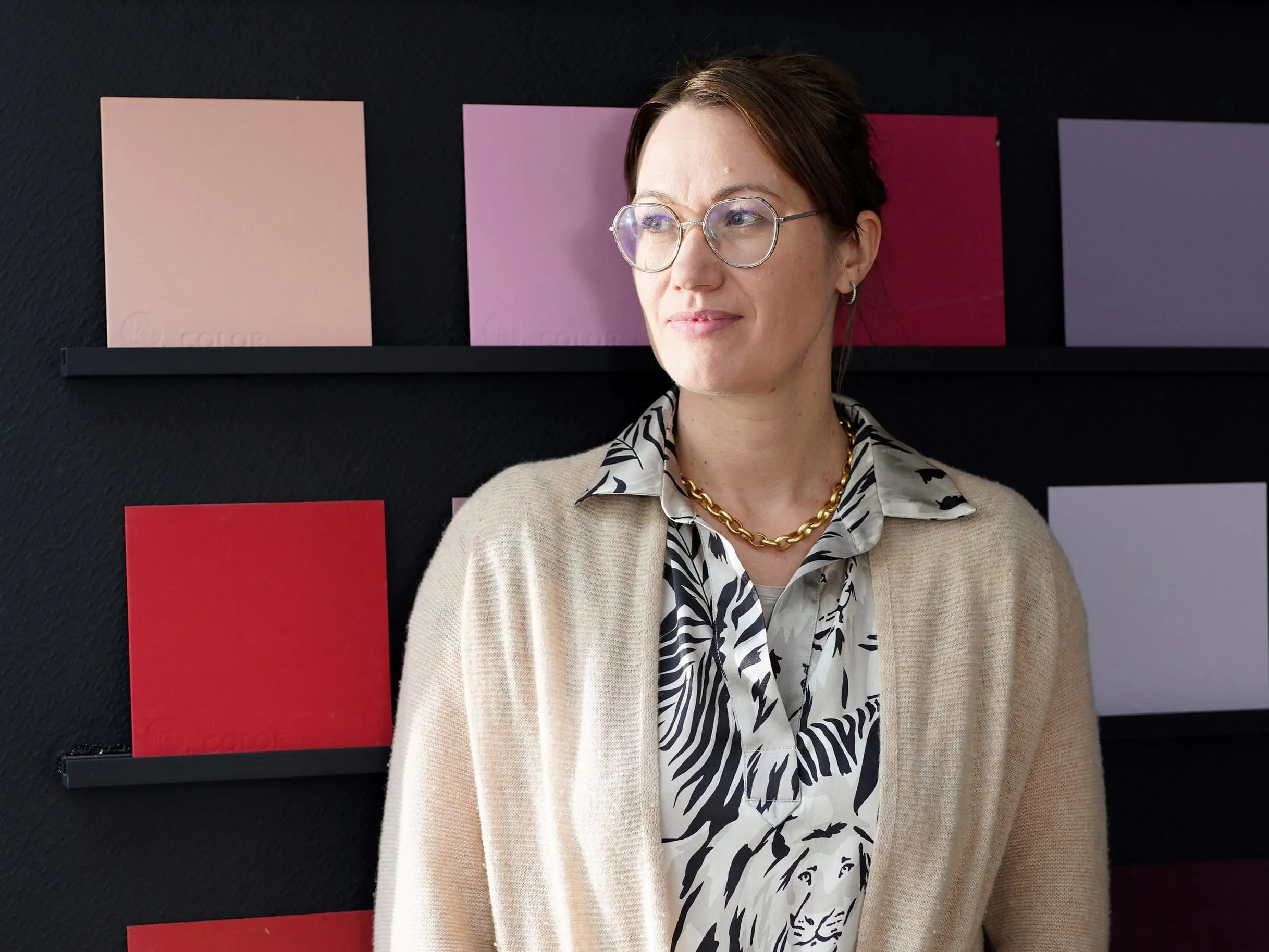 Lara Droll, Gesch&auml;ftsf&uuml;hrerin des Malerbetriebs Rinderspacher