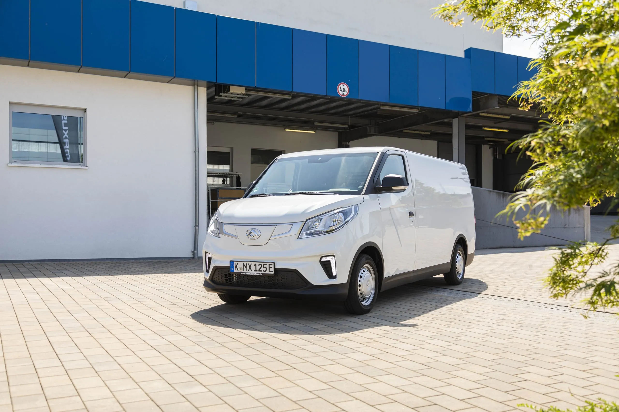 Stämmiger Auftritt: Der Maxus eDeliver 3 deckt das Spektrum von Lieferwagen und kompakten Transportern ab.
