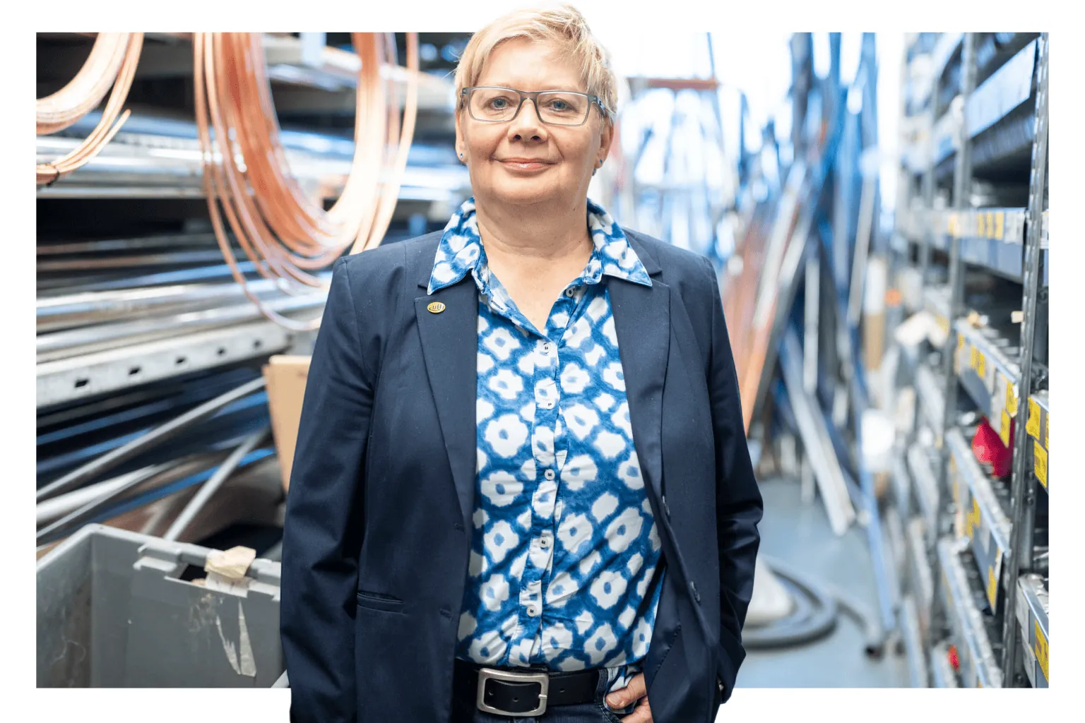 Margret Mahr, Geschäftsführerin des Heizungs- und Sanitärbetriebs Hermann Mahr GmbH in Reichenbach an der Fils in Baden-Württemberg.