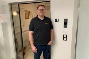 Jens Stollberg, Elektrotechnikermeister aus Erfurt. Vor allem das Thema Ausbildung liegt ihm sehr am Herzen.