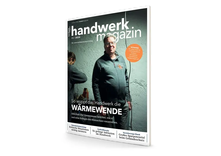 GEG, Unternehmerfrau im Handwerk, Inklusion, Fahrsicherheitstraining und mehr im neuen handwerk magazin.
