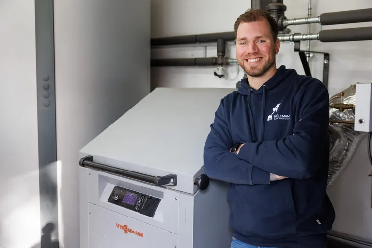 Jan H&ouml;lemann, Inhaber von H&ouml;lemann Energie- und Geb&auml;udetechnik in Salzgitter.