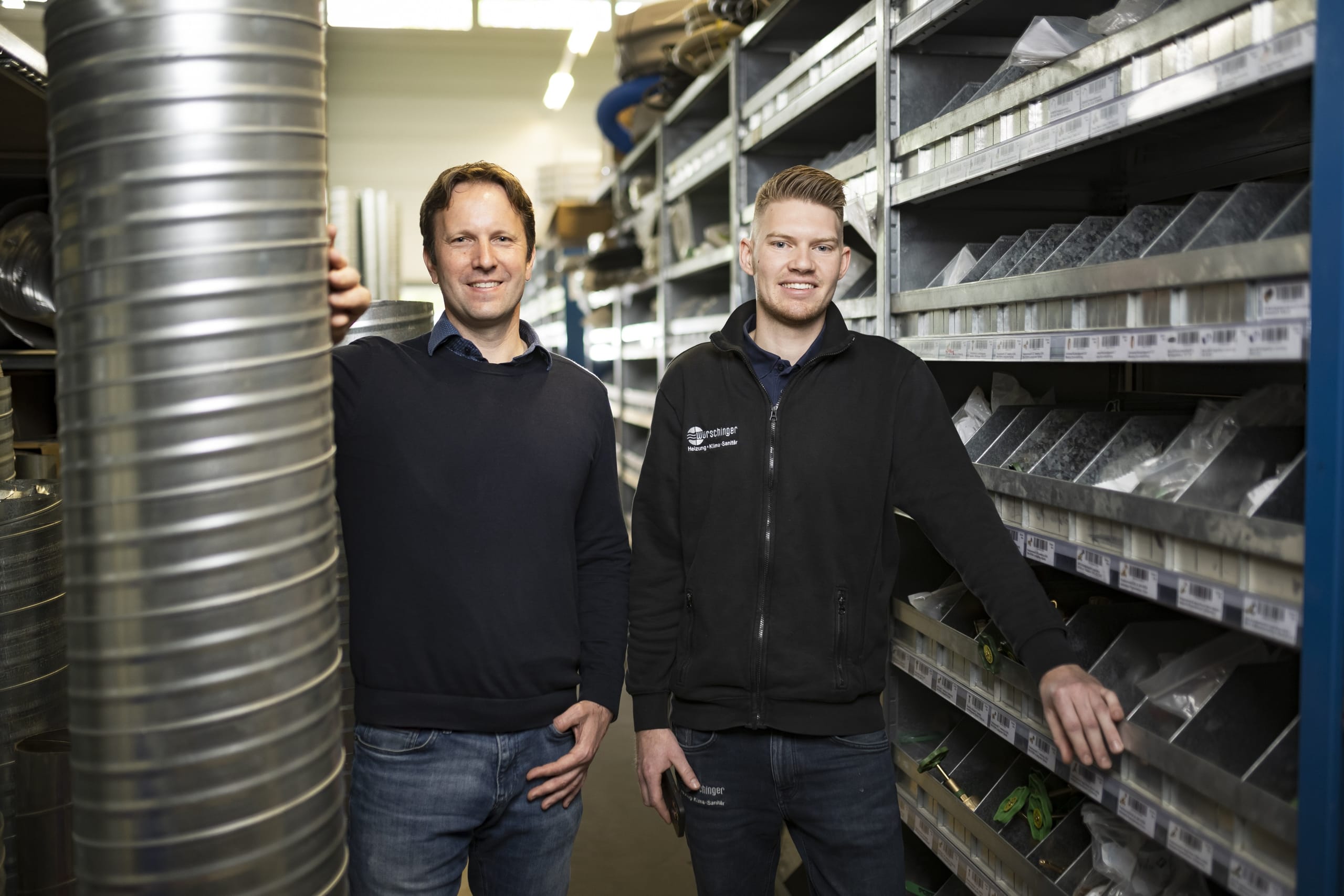 Jan Coenen und Martin Jochim über die Digitalisierung im SHK-Betrieb Würschinger: "Wir üben keinen Zwang aus"