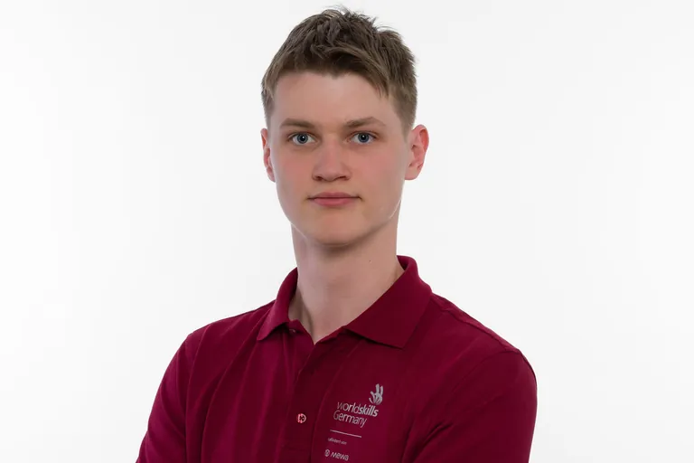 Moritz Gersch tritt im Skill "Electrical Installations" an.