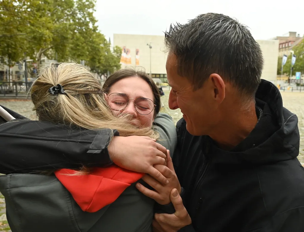 Das WorldSkills Germany Team beim Empfang im Mannheim nach den WorldSkills 2024 in Lyon.