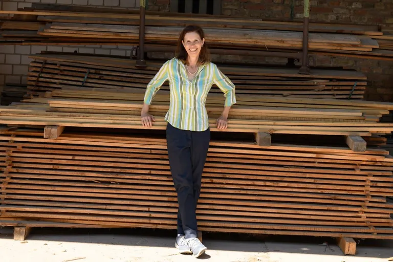 Heike Eberle, f&uuml;hrt den Familienbetrieb Eberle Bau mit Sitz in Landau seit 2015.