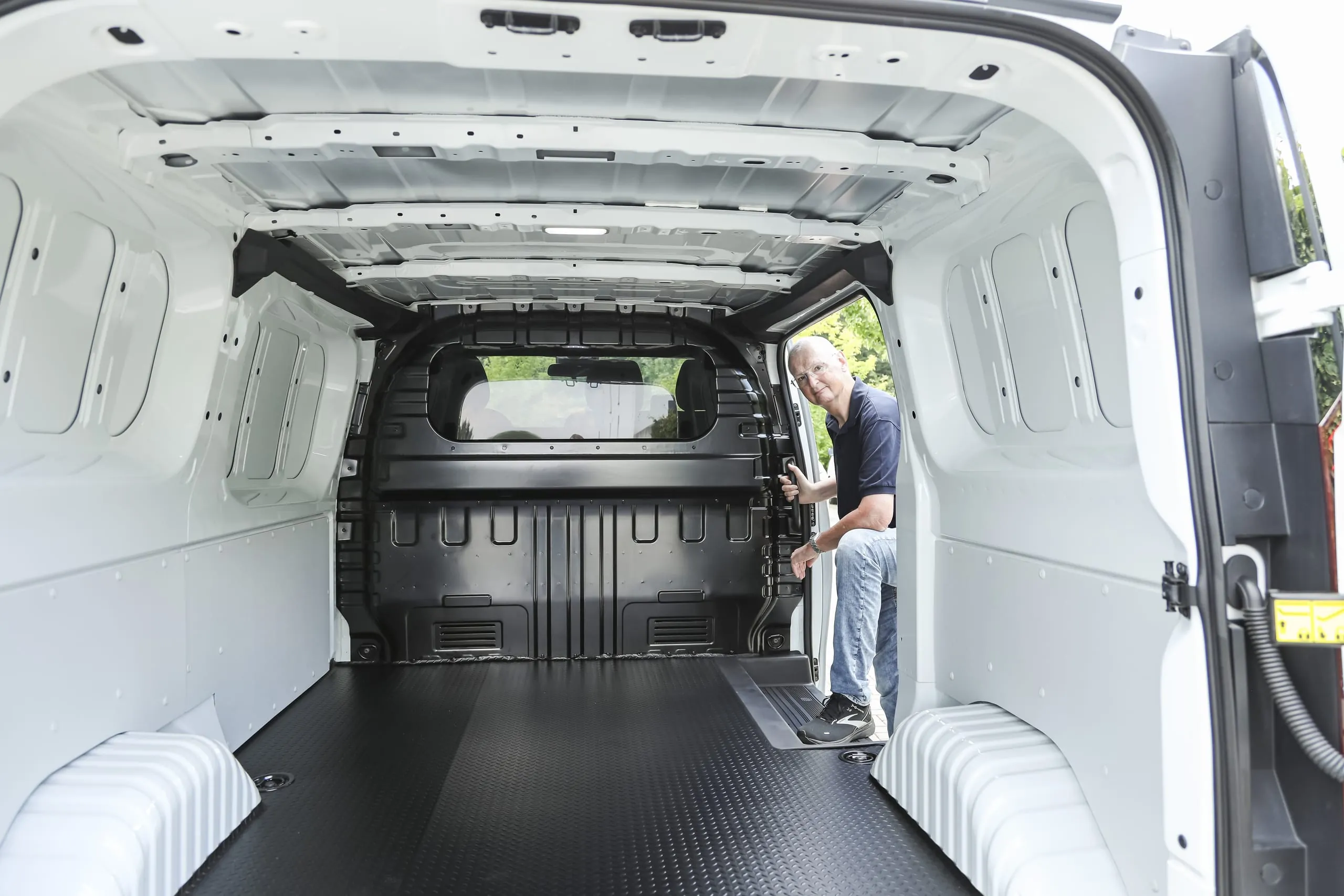 Funktionell und aufgeräumt: der Frachtraum des eDeliver 7.