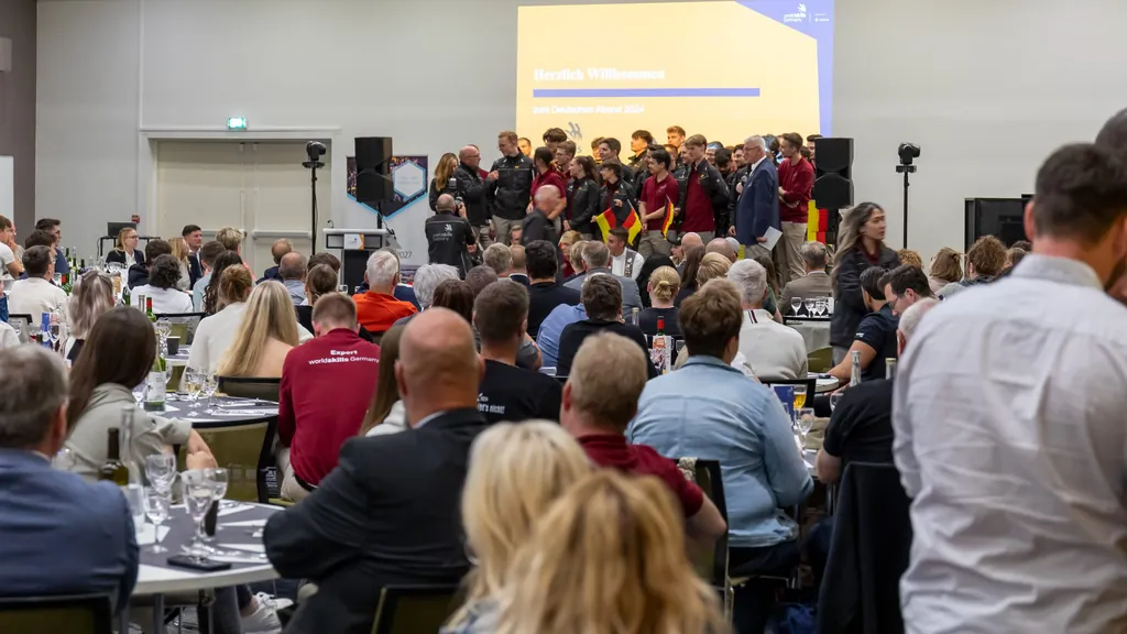 Deutscher Abend bei den WorldSkills 2024 in Lyon.