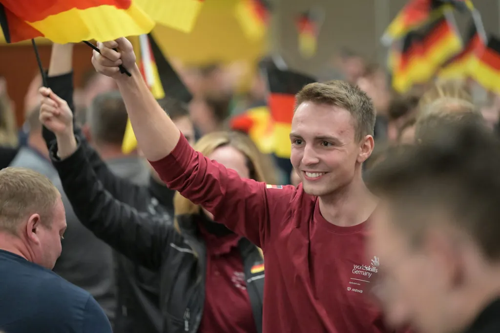 Deutscher Abend bei den WorldSkills 2024 in Lyon.