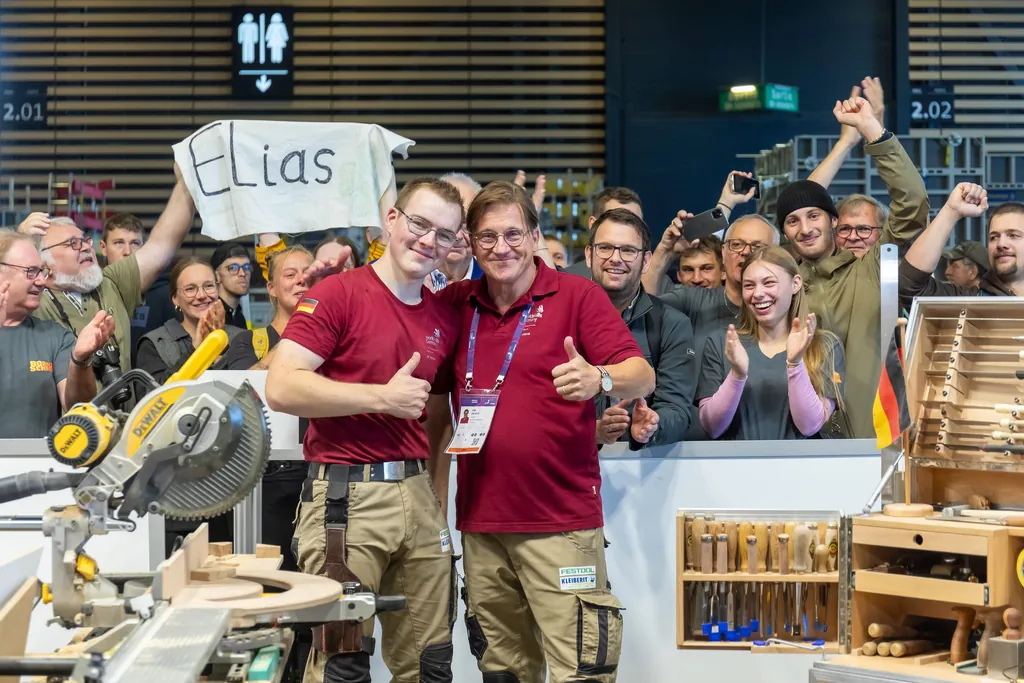 Die emotionalen Momente der jungen Handwerkerinnen und Handwerker bei den WorldSkills 2024 in Lyon.