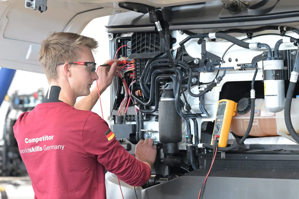 Dritter Wettkampftag bei den WorldSkills, der Weltmeisterschaft für Berufe, in Lyon.