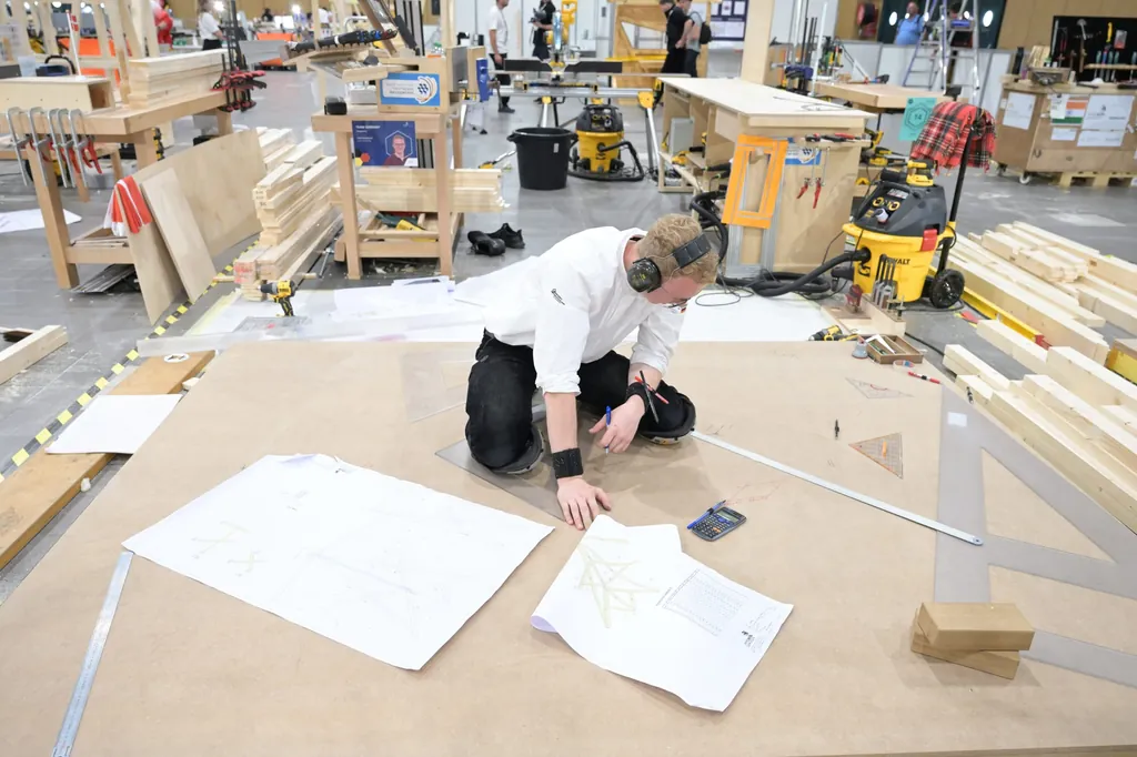 Dritter Wettkampftag bei den WorldSkills, der Weltmeisterschaft für Berufe, in Lyon.