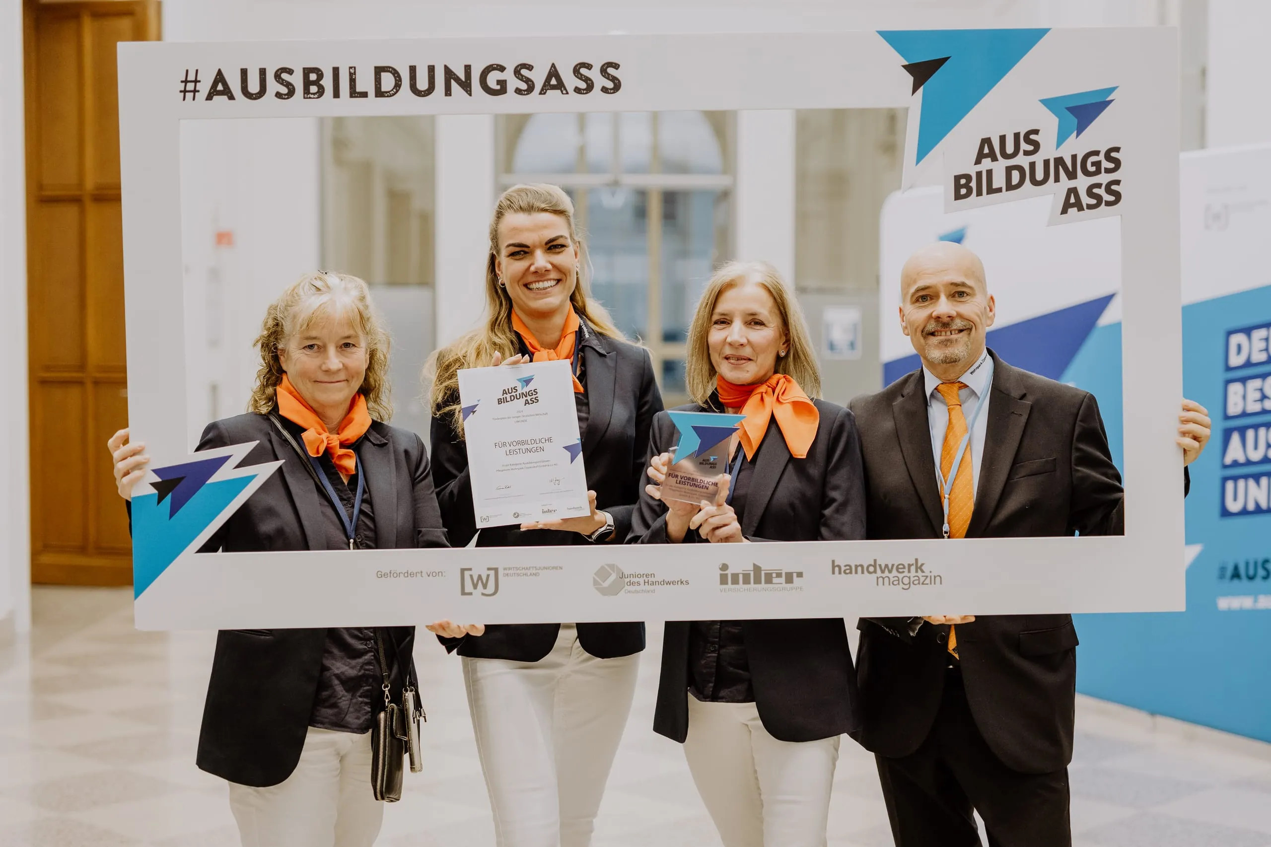 Pflegeheim Wohnpark Zippendorf GmbH & Co. KG ist beim Ausbildungs-Ass 2024 den Sonderpreis abgeräumt.
