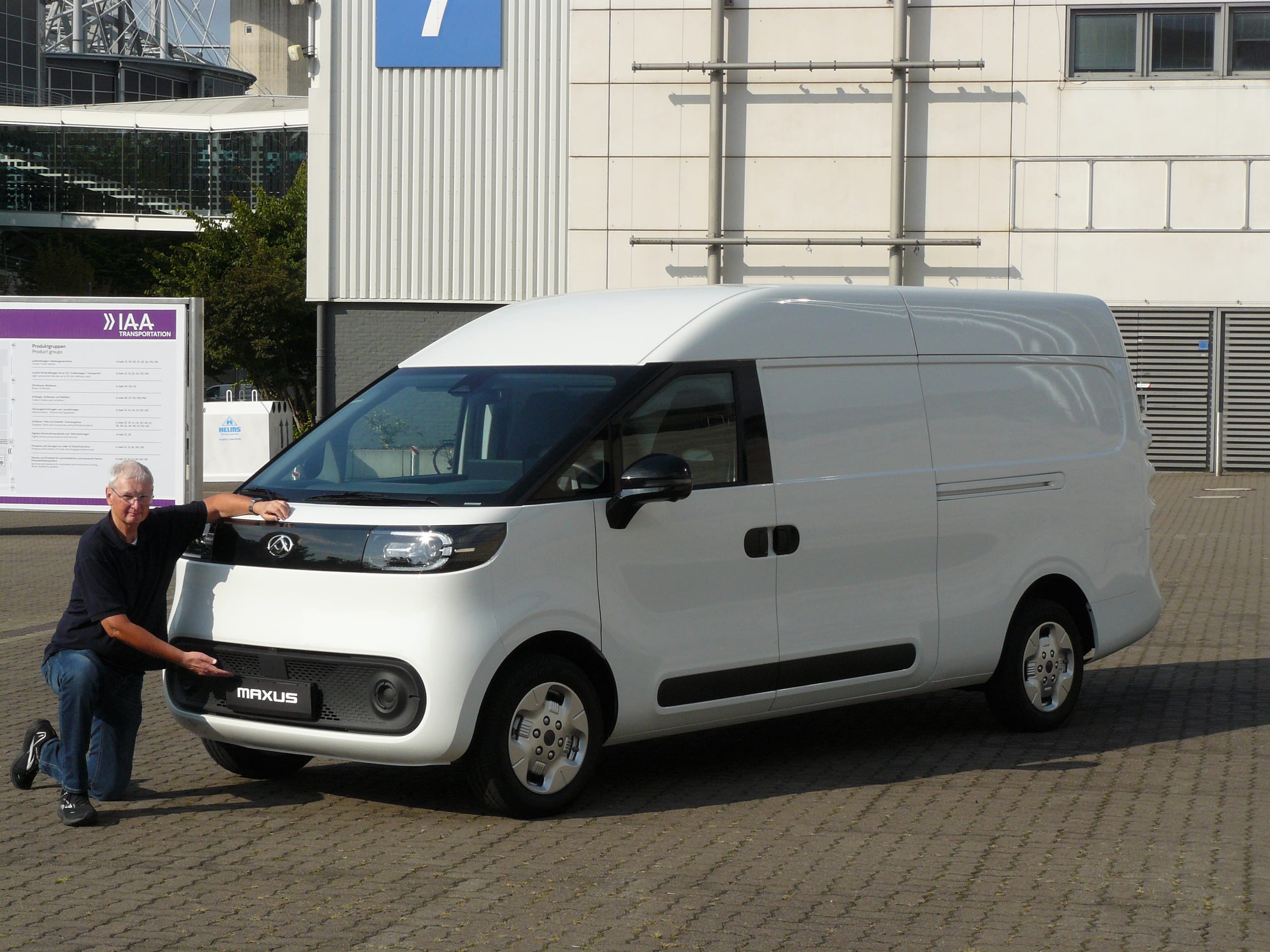 Eigenwillige Optik: der neue Maxus eDeliver 5.