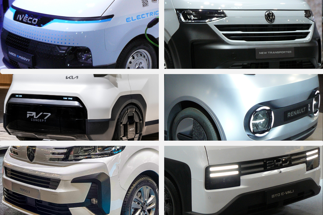 Die neuen Transporter, die auf der IAA Transportation 2024 in Hannover vorgestellt wurden.