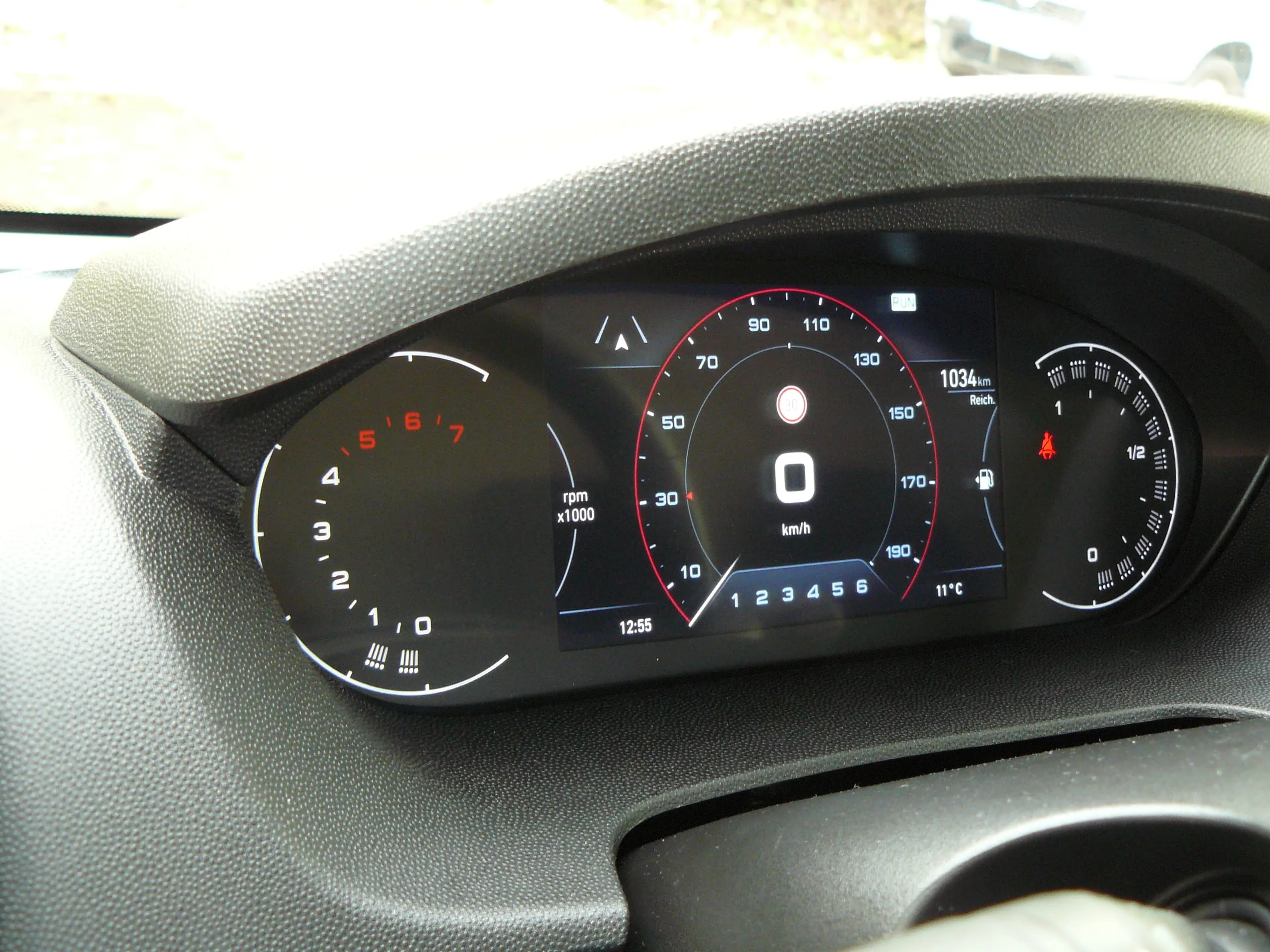 Renovierte Armaturentafel