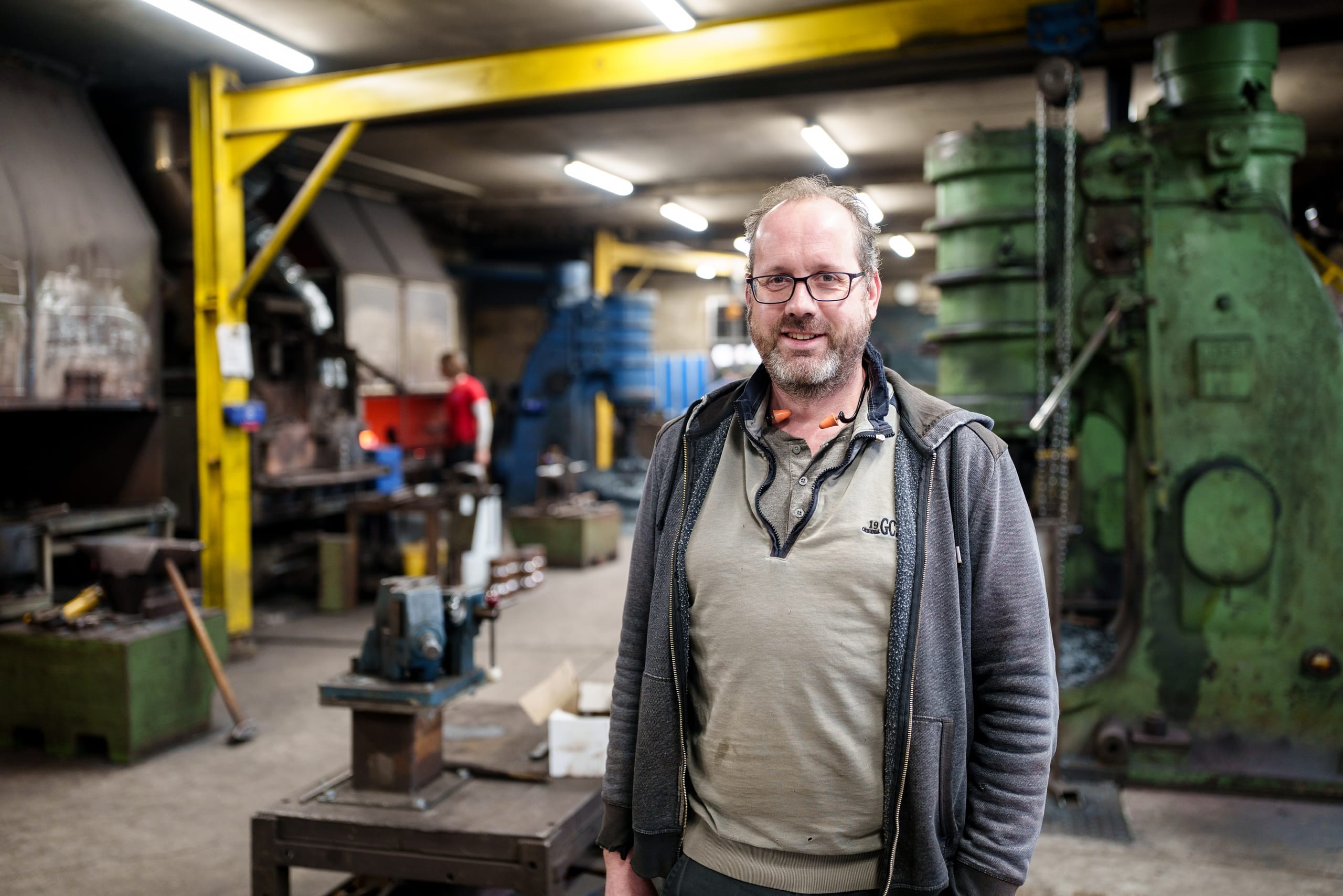 Geschäftsführer und Meisterschmied des Rottaler Hammerwerk, Martin Wensauer.