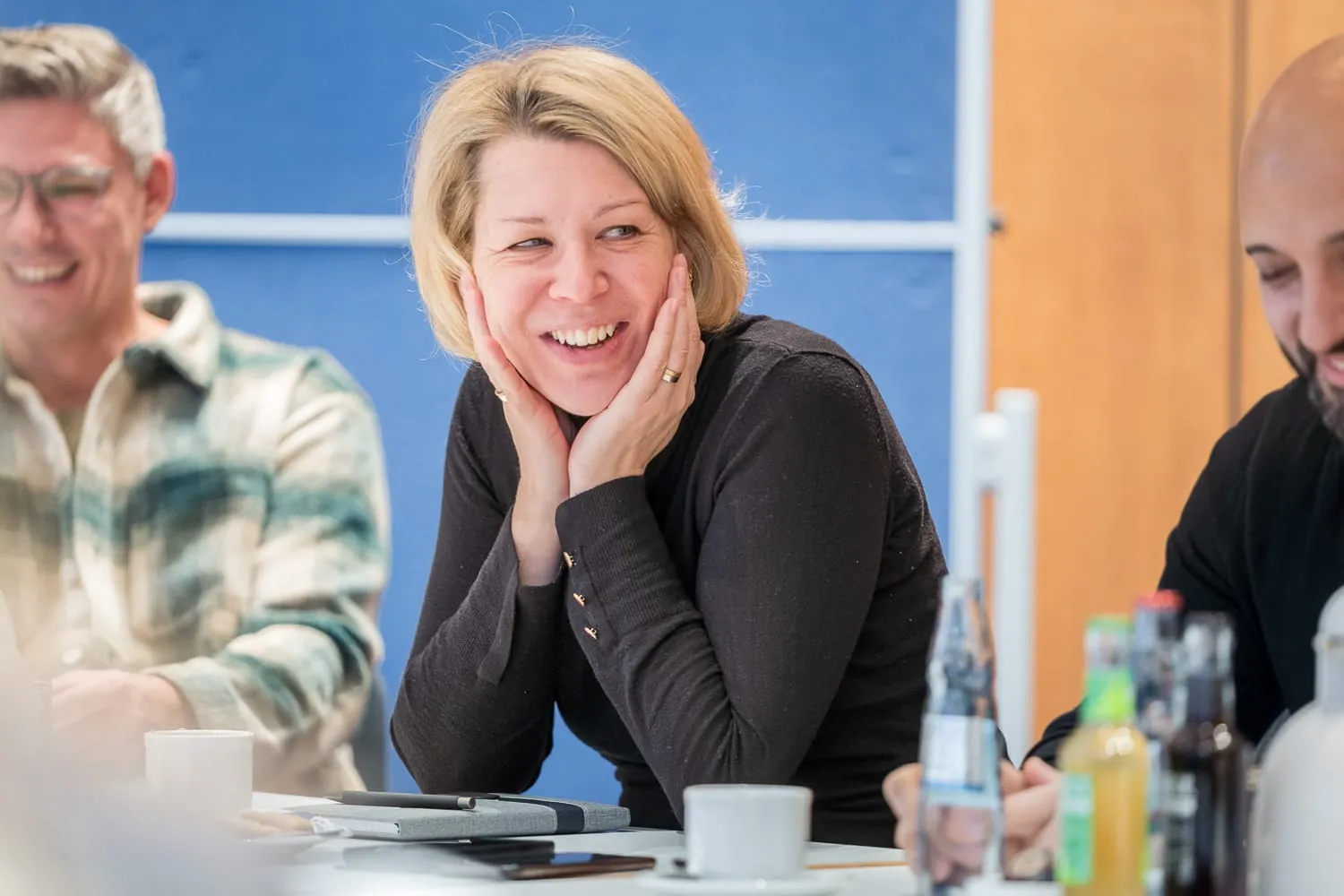 Die UFH-Bundesvorsitzende Katja Lilu Melder steht für ihr Paradethema: Frauen im Handwerk.