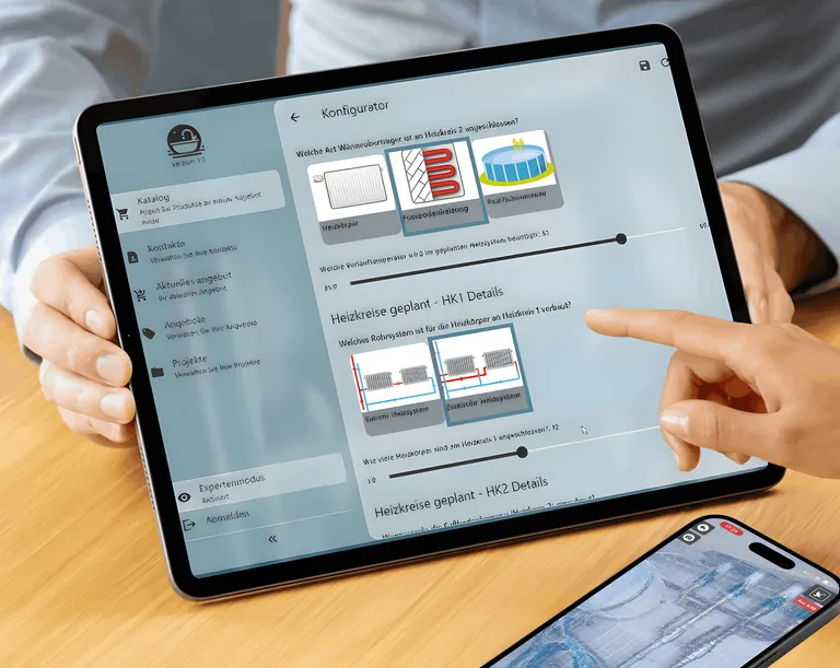 Schnellangebote in der App: Das Projekt DiBesAnSHK k&ouml;nnte die Heizungsbranche ver&auml;ndern.