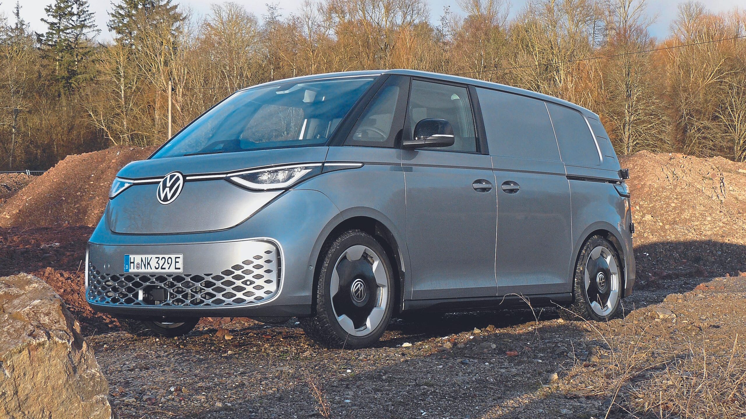 VW ID. Buzz Cargo Pro 4Motion: enorme Traktion, aber kein Geländegänger.