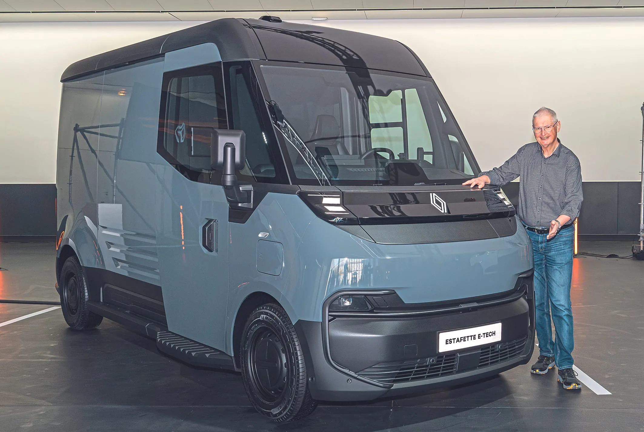 Schlank und hoch: hochspezialisiertes Zustellfahrzeug Renault Estafette.