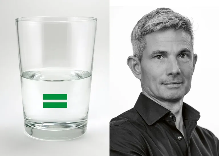 Für Daniel Waldenström ist das Glas halb voll